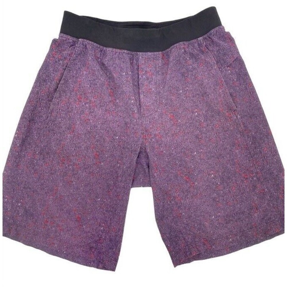 Lululemon Core Classic Athletic Stretch Unlined Shorts 10” Medium Retired Print